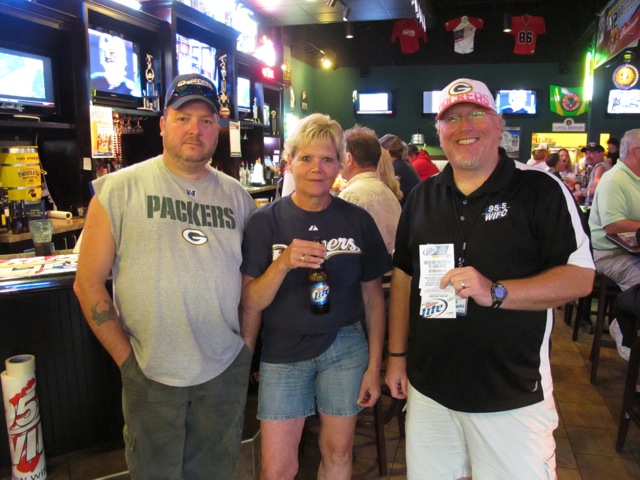 It's Dave Kallaway with Ken Meverden, winner of a pair of tickets to see the Green Bay Packers vs St. Louis on Oct 16th, from Miller Lite and 95-5 WIFC.