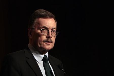 European Central Bank (ECB) policymaker Juergen Stark speaks during a dinner function at a hotel in Hong Kong European Central Bank (ECB) policymaker Juergen Stark speaks during a dinner function at a hotel in Hong Kong