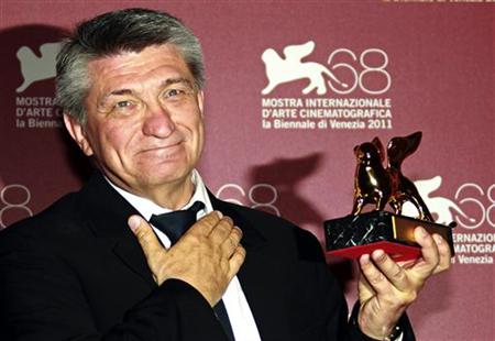 Alexander Sokurov, director of "Faust", receives the Golden Lion award during the closing ceremony of the 68th Venice Film Festival Alexander Sokurov, director of "Faust", receives the Golden Lion award during the closing ceremony of the 68th Venice Film Festival