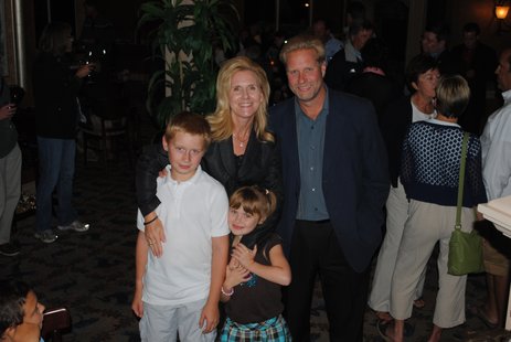 Mayor Bob Ryan & Family gathered at a reception inside Blue Harbor Resort following the kickoff ceremonies for the 2011 Nation's Cup In Sheboygan Tuesday Night. Mayor Bob Ryan & Family gathered at a reception inside Blue Harbor Resort following the kickoff ceremonies for the 2011 Nation's Cup In Sheboygan Tuesday Night.