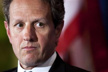 Timothy Geithner listens to questions at a media briefing with the U.S.-China Business Council in Washington Timothy Geithner listens to questions at a media briefing with the U.S.-China Business Council in Washington