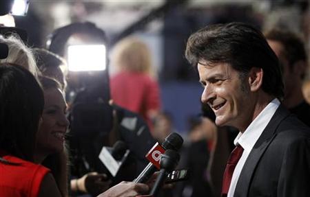 Sheen is interviewed as he arrives for the taping of the television show "The Comedy Central's Roast of Charlie Sheen" at Sony studios in Cu Sheen is interviewed as he arrives for the taping of the television show "The Comedy Central's Roast of Charlie Sheen" at Sony studios in Cu