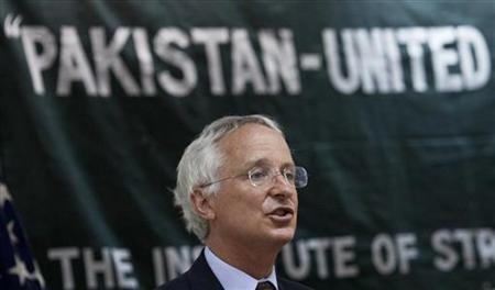 U.S. ambassador to Pakistan Munter delivers a lecture at Institute of Strategic Studies in Islamabad U.S. ambassador to Pakistan Munter delivers a lecture at Institute of Strategic Studies in Islamabad