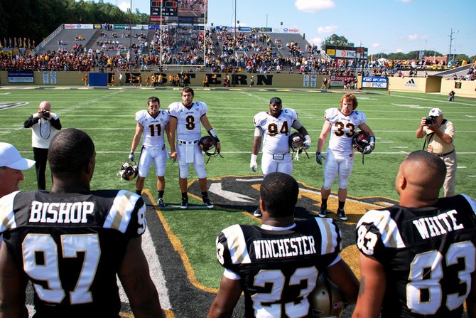 Shots from Western Michigan's 44-14 win over Central - Sept 17, 2011. Photos by Sean Patrick Duross.