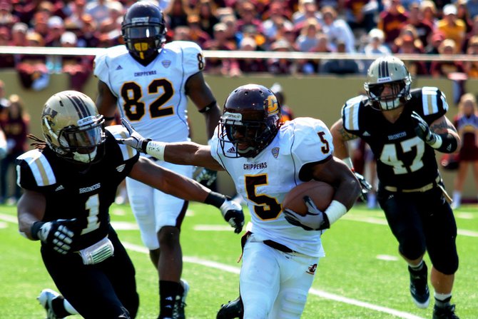 Shots from Western Michigan's 44-14 win over Central - Sept 17, 2011. Photos by Sean Patrick Duross.