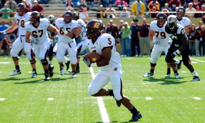 Shots from Western Michigan's 44-14 win over Central - Sept 17, 2011. Photos by Sean Patrick Duross.
