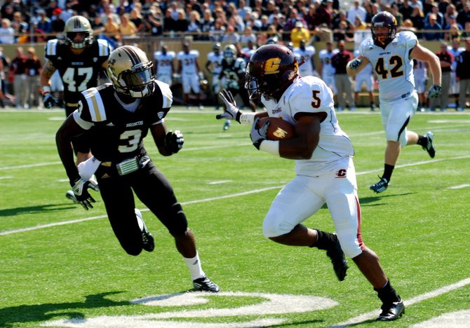 Shots from Western Michigan's 44-14 win over Central - Sept 17, 2011. Photos by Sean Patrick Duross.