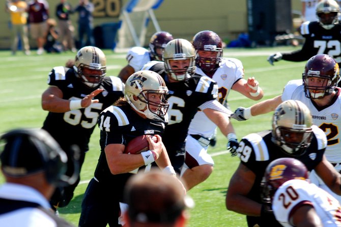 Shots from Western Michigan's 44-14 win over Central - Sept 17, 2011. Photos by Sean Patrick Duross.
