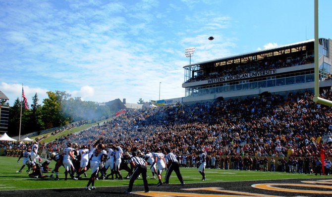 Shots from Western Michigan's 44-14 win over Central - Sept 17, 2011. Photos by Sean Patrick Duross.