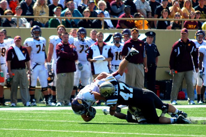 Shots from Western Michigan's 44-14 win over Central - Sept 17, 2011. Photos by Sean Patrick Duross.