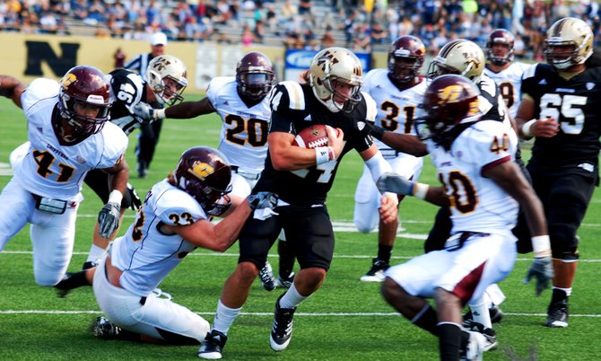 Shots from Western Michigan's 44-14 win over Central - Sept 17, 2011. Photos by Sean Patrick Duross.