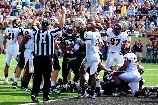 Shots from Western Michigan's 44-14 win over Central - Sept 17, 2011. Photos by Sean Patrick Duross.