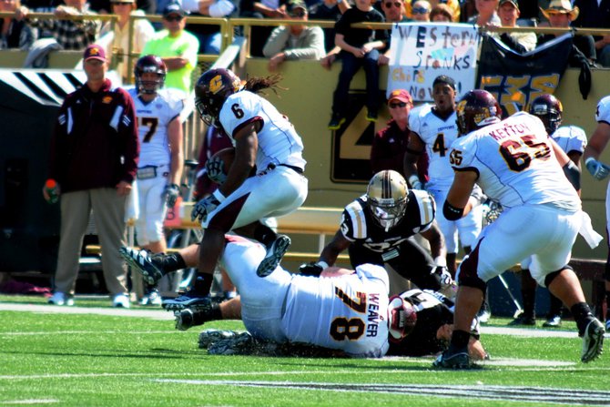 Shots from Western Michigan's 44-14 win over Central - Sept 17, 2011. Photos by Sean Patrick Duross.