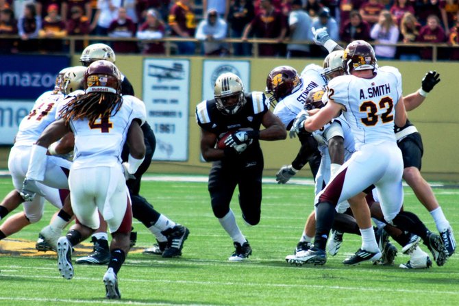 Shots from Western Michigan's 44-14 win over Central - Sept 17, 2011. Photos by Sean Patrick Duross.