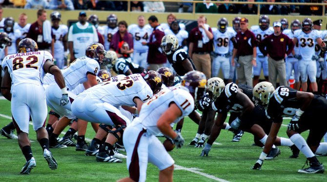 Shots from Western Michigan's 44-14 win over Central - Sept 17, 2011. Photos by Sean Patrick Duross.