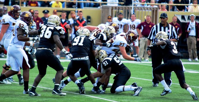 Shots from Western Michigan's 44-14 win over Central - Sept 17, 2011. Photos by Sean Patrick Duross.