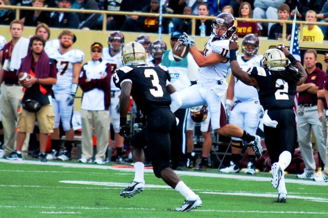 Shots from Western Michigan's 44-14 win over Central - Sept 17, 2011. Photos by Sean Patrick Duross.