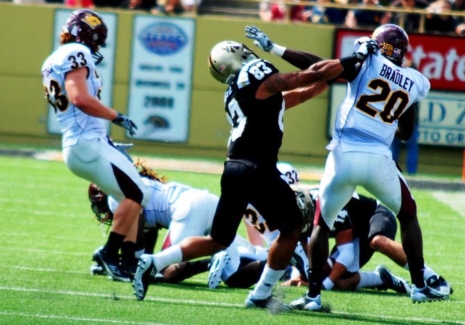 Shots from Western Michigan's 44-14 win over Central - Sept 17, 2011. Photos by Sean Patrick Duross.