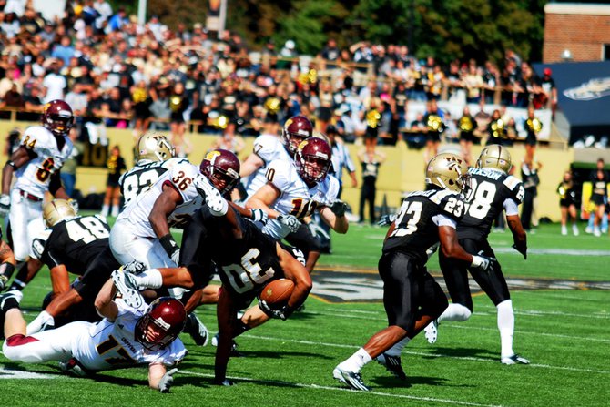 Shots from Western Michigan's 44-14 win over Central - Sept 17, 2011. Photos by Sean Patrick Duross.