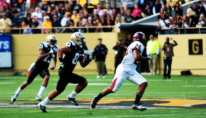 Shots from Western Michigan's 44-14 win over Central - Sept 17, 2011. Photos by Sean Patrick Duross.