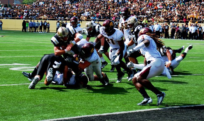 Shots from Western Michigan's 44-14 win over Central - Sept 17, 2011. Photos by Sean Patrick Duross.