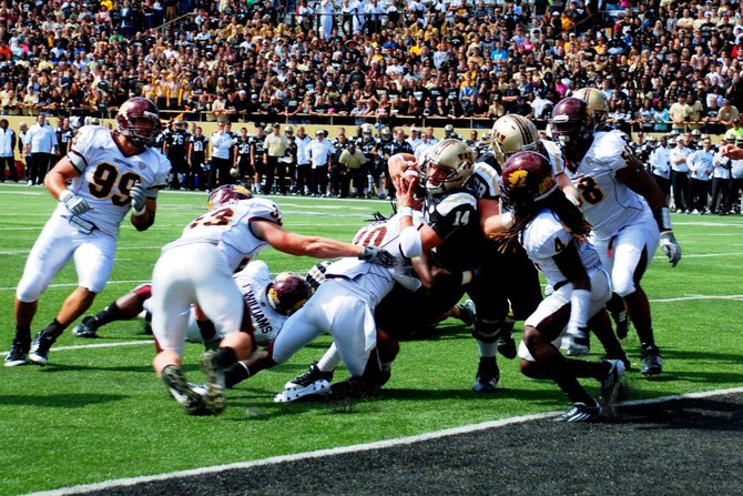 Shots from Western Michigan's 44-14 win over Central - Sept 17, 2011. Photos by Sean Patrick Duross.