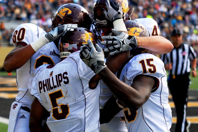 Shots from Western Michigan's 44-14 win over Central - Sept 17, 2011. Photos by Sean Patrick Duross.