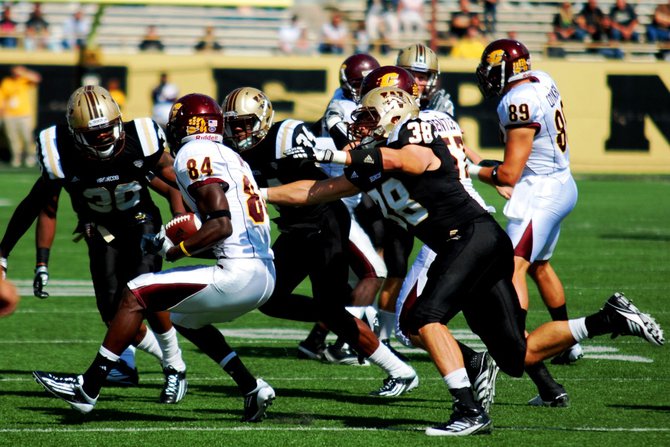 Shots from Western Michigan's 44-14 win over Central - Sept 17, 2011. Photos by Sean Patrick Duross.