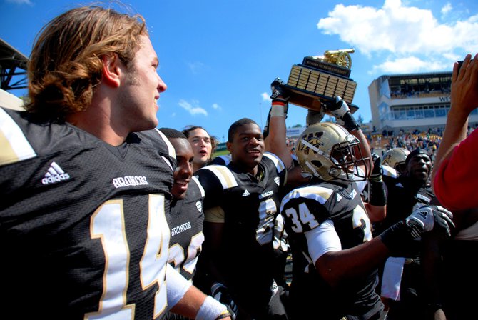 Shots from Western Michigan's 44-14 win over Central - Sept 17, 2011. Photos by Sean Patrick Duross.