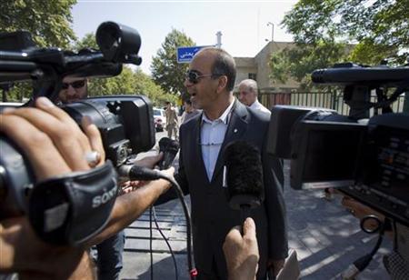 Shafie, lawyer for three U.S. hikers charged with spying, talks to media outside revolutionary court in Tehran Shafie, lawyer for three U.S. hikers charged with spying, talks to media outside revolutionary court in Tehran