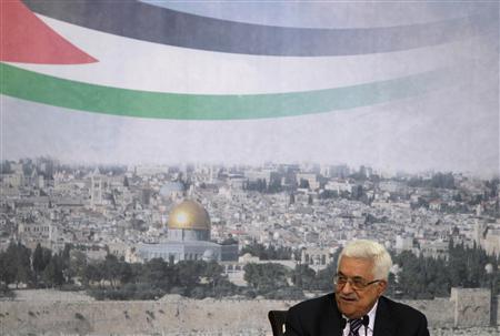 Palestinian President Abbas speaks during a televised speech in Ramallah Palestinian President Abbas speaks during a televised speech in Ramallah