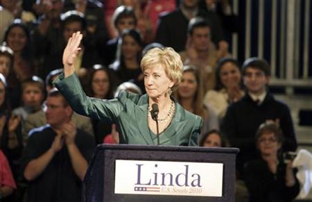 In this file picture, Senate Republican candidate Linda McMahon of Connecticut delivers her concession speech in Hartford In this file picture, Senate Republican candidate Linda McMahon of Connecticut delivers her concession speech in Hartford