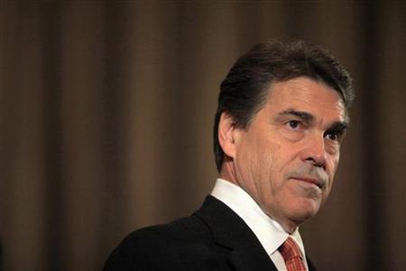 Republican Presidential candidate Texas Governor Rick Perry speaks at a news conference in New York Republican Presidential candidate Texas Governor Rick Perry speaks at a news conference in New York