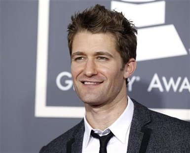 Matthew Morrison from the television show 'Glee' poses on arrival at the 53rd annual Grammy Awards in Los Angeles Matthew Morrison from the television show 'Glee' poses on arrival at the 53rd annual Grammy Awards in Los Angeles