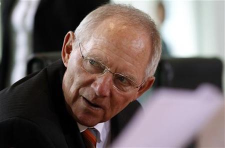 German Finance Minister Schaeuble attends cabinet meeting in Berlin German Finance Minister Schaeuble attends cabinet meeting in Berlin