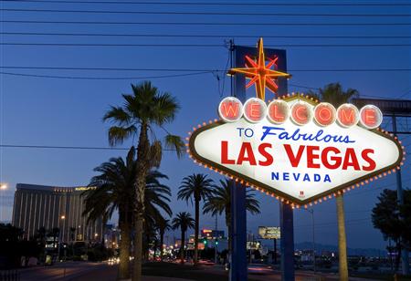 The "Welcome to Fabulous Las Vegas" sign is seen in Las Vegas, Nevada in this file photo taken September 10, 2011. The "Welcome to Fabulous Las Vegas" sign is seen in Las Vegas, Nevada in this file photo taken September 10, 2011.