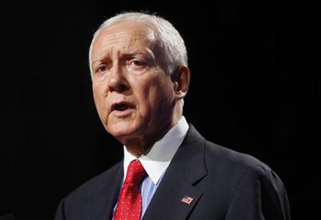 U.S. Senator Orin Hatch announces the "Service America Act," which he is co-sponsoring with Senator Ted Kennedy, during the Service Nation S U.S. Senator Orin Hatch announces the "Service America Act," which he is co-sponsoring with Senator Ted Kennedy, during the Service Nation S