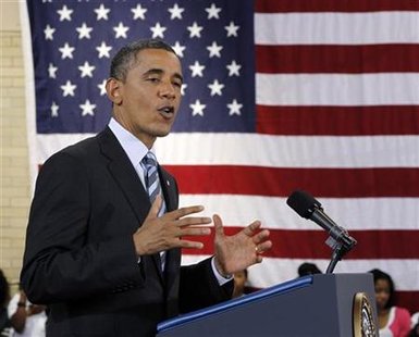 President Barack Obama speaks at a school in Washington President Barack Obama speaks at a school in Washington