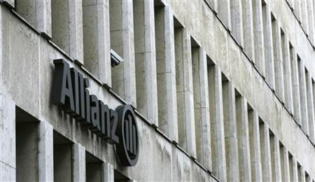 The Allianz logo is pictured on a main office building of Germany's largest insurance group Allianz AG in Cologne The Allianz logo is pictured on a main office building of Germany's largest insurance group Allianz AG in Cologne