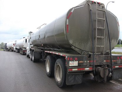 Trucks hauling Trucks hauling