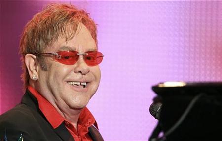 British musician Elton John performs at the Rock in Rio Music Festival British musician Elton John performs at the Rock in Rio Music Festival