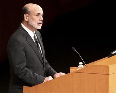 Ben Bernanke, Federal Reserve Bank Chairman, speaks at the Cleveland Clinic "Ideas for Tomorrow" series in Cleveland Ben Bernanke, Federal Reserve Bank Chairman, speaks at the Cleveland Clinic "Ideas for Tomorrow" series in Cleveland