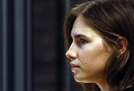 Knox, the U.S. student convicted of murdering her British flatmate in Italy in November 2007, attends at the court during her appeal trial s Knox, the U.S. student convicted of murdering her British flatmate in Italy in November 2007, attends at the court during her appeal trial s