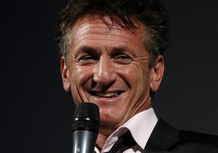 US actor and director Penn smiles after receiving his Golden Icon Award at the Zurich Film Festival in Zurich