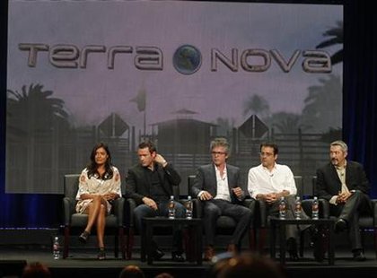 Cast and producers of "Terra Nova" at the FOX Summer TCA Press Tour in Beverly Hills Cast and producers of "Terra Nova" at the FOX Summer TCA Press Tour in Beverly Hills