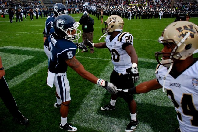Shots from Western Michigan's 38-31 victory over UConn - Oct 1, 2011.  Photos by Sean Patrick Duross.