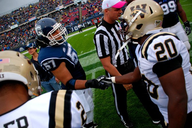 Shots from Western Michigan's 38-31 victory over UConn - Oct 1, 2011. Photos by Sean Patrick Duross.