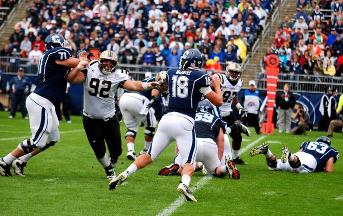 Shots from Western Michigan's 38-31 victory over UConn - Oct 1, 2011. Photos by Sean Patrick Duross.