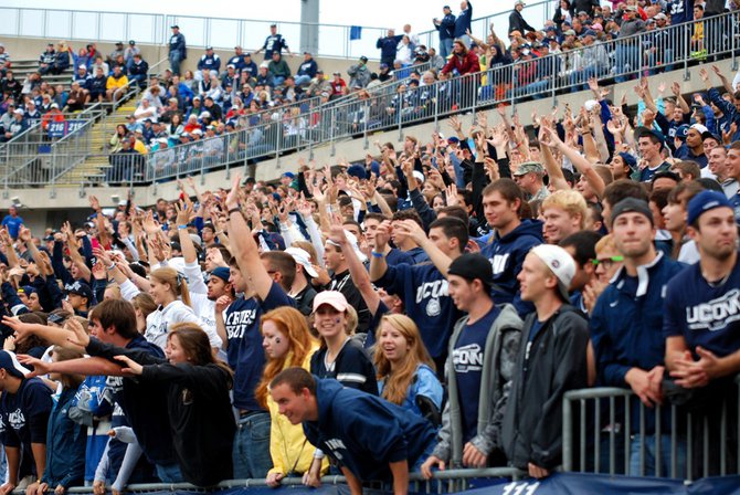 Shots from Western Michigan's 38-31 victory over UConn - Oct 1, 2011. Photos by Sean Patrick Duross.