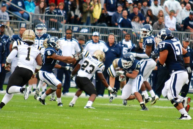 Shots from Western Michigan's 38-31 victory over UConn - Oct 1, 2011. Photos by Sean Patrick Duross.